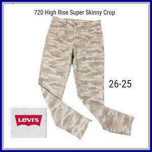 Levi's Camo720 Jeans Super Skinny 26 Waist